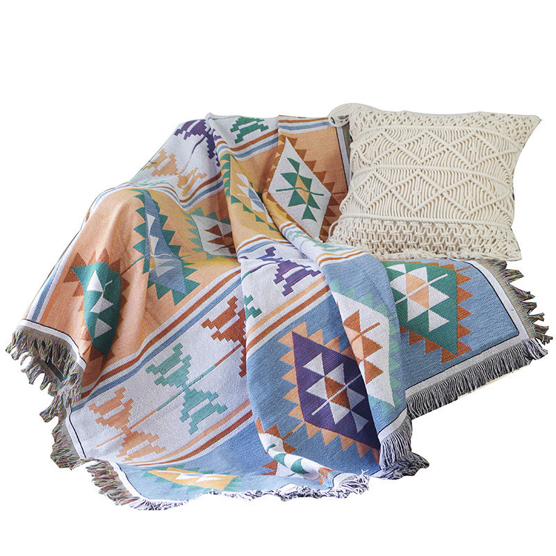 Bohemia Geometric Sofa Cover & Throw Blanket